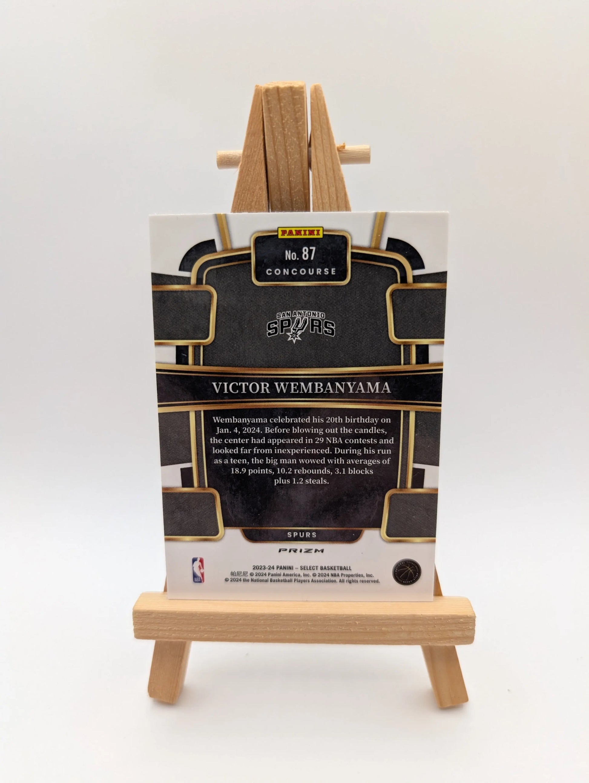 2023-24 Panini Select Concourse Victor Wembanyama Blue Cracked Ice Prizm (RC) FRENLY BRICKS - Open 7 Days