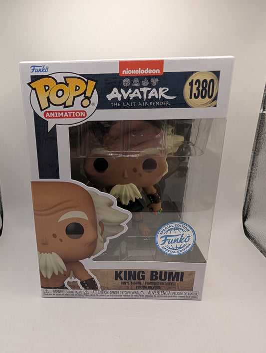 Funko Avatar: The Last Airbender King Bumi Pop! Vinyl Figure 1380 FRENLY BRICKS - Open 7 Days