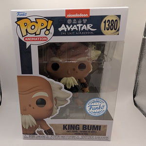 Funko Avatar: The Last Airbender King Bumi Pop! Vinyl Figure 1380 FRENLY BRICKS - Open 7 Days