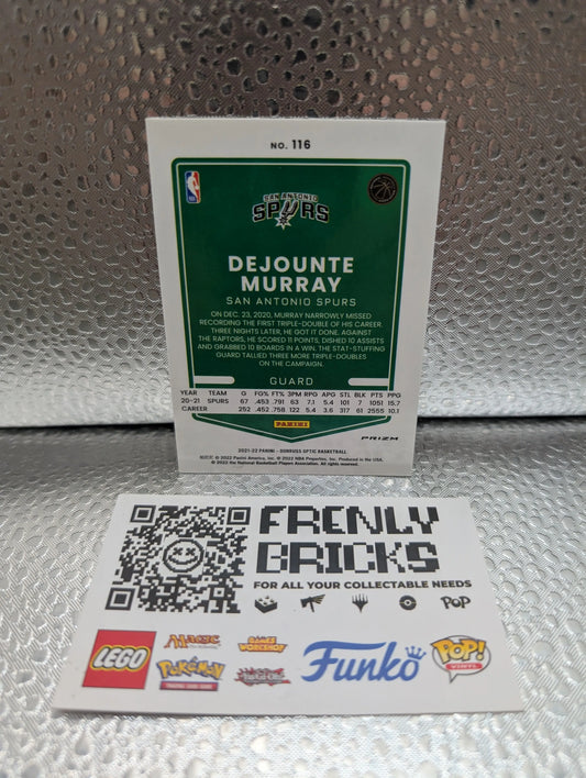 2021-22 Donruss Optic Prizm Dejounte Murray Photon SSP Case Hit # 116 FRENLY BRICKS - Open 7 Days