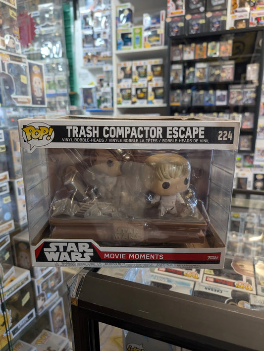 STAR WARS Funko Pop - Trash Compactor Escape / movie moments No. 224 FRENLY BRICKS - Open 7 Days