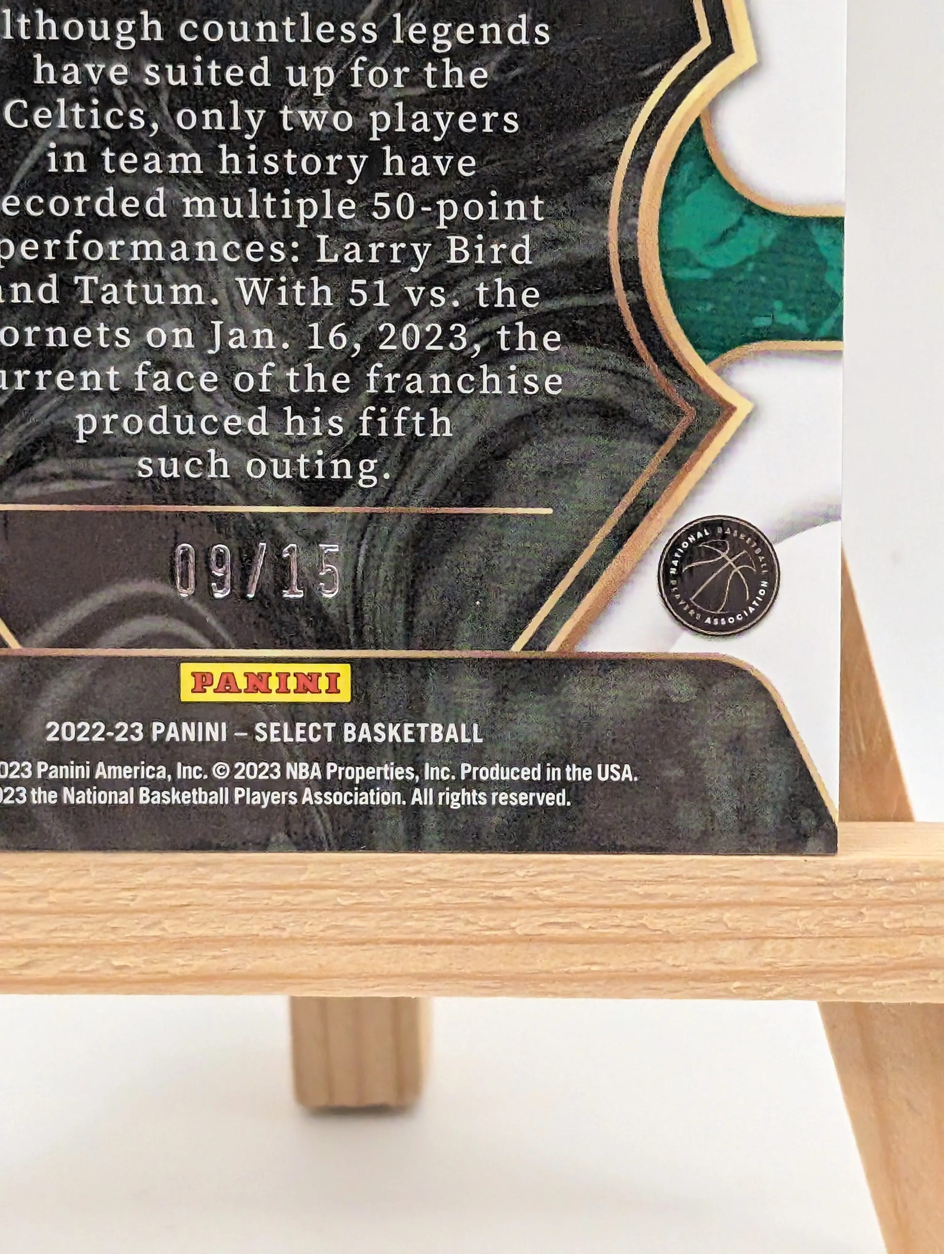 2022-23 Panini Select Basketball Premier #155 Jayson Tatum Boston Celtics Orange /15 FRENLY BRICKS - Open 7 Days image 5