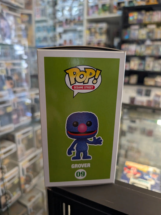 Funko PoP! Sesame Street Grover #09 FRENLY BRICKS - Open 7 Days