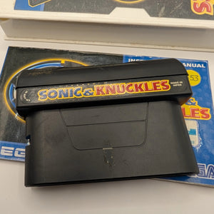 Sonic & Knuckles Sega Mega Drive SMD, Game + Manual + Replacement Case FRENLY BRICKS - Open 7 Days