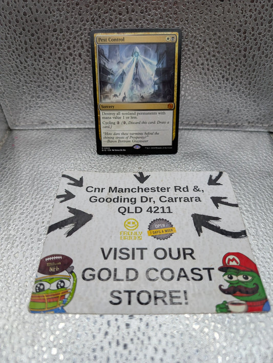 MTG | Pest Control | 0022 | (NM) | Outlaws of Thunder Junction: The Big Score FRENLY BRICKS - Open 7 Days