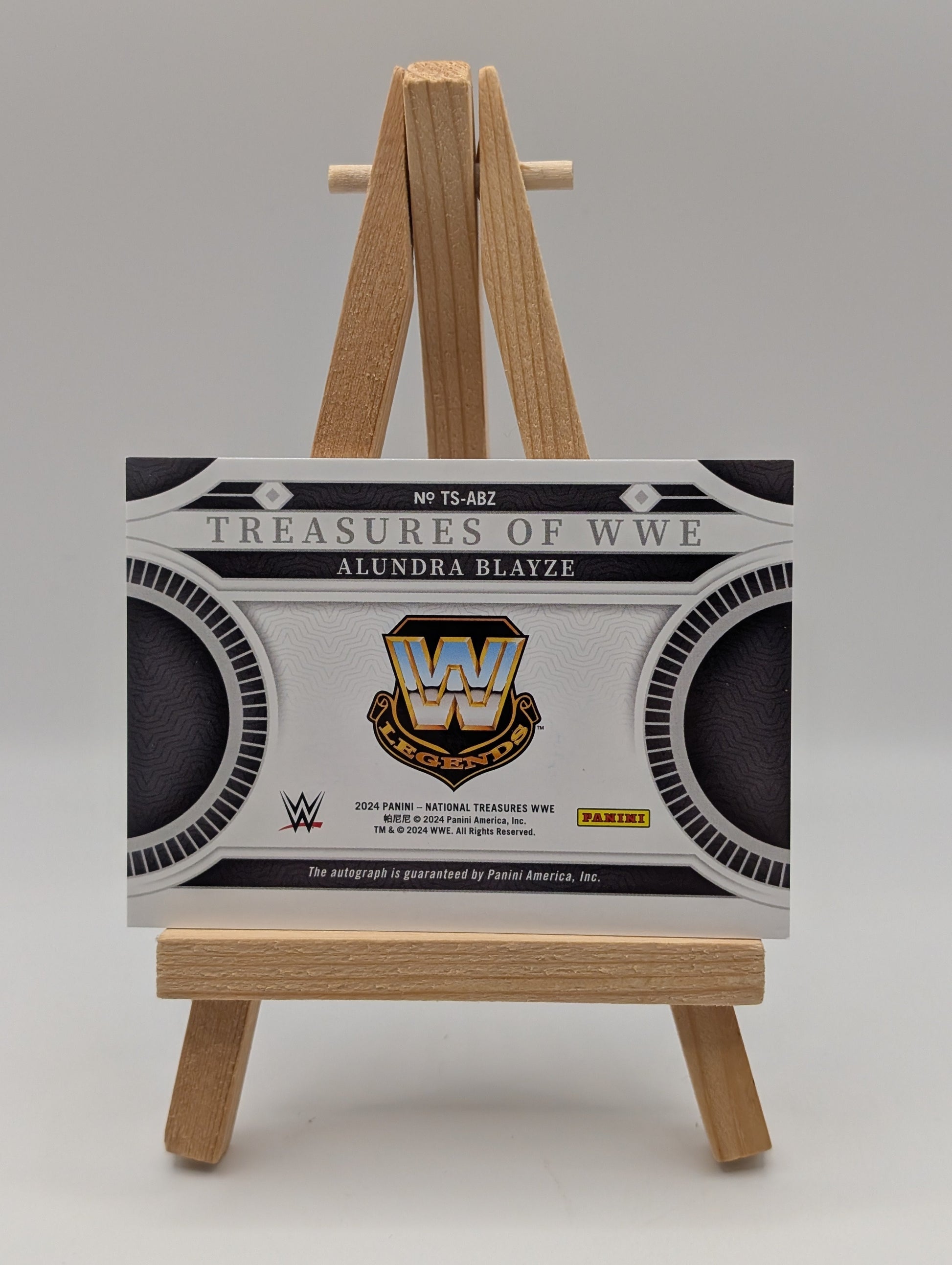 2024 National Treasures WWE Treasures of WWE Auto Holo Alundra Blayze /75 FRENLY BRICKS - Open 7 Days