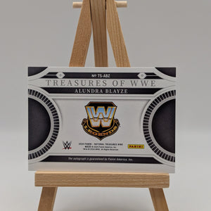 2024 National Treasures WWE Treasures of WWE Auto Holo Alundra Blayze /75 FRENLY BRICKS - Open 7 Days