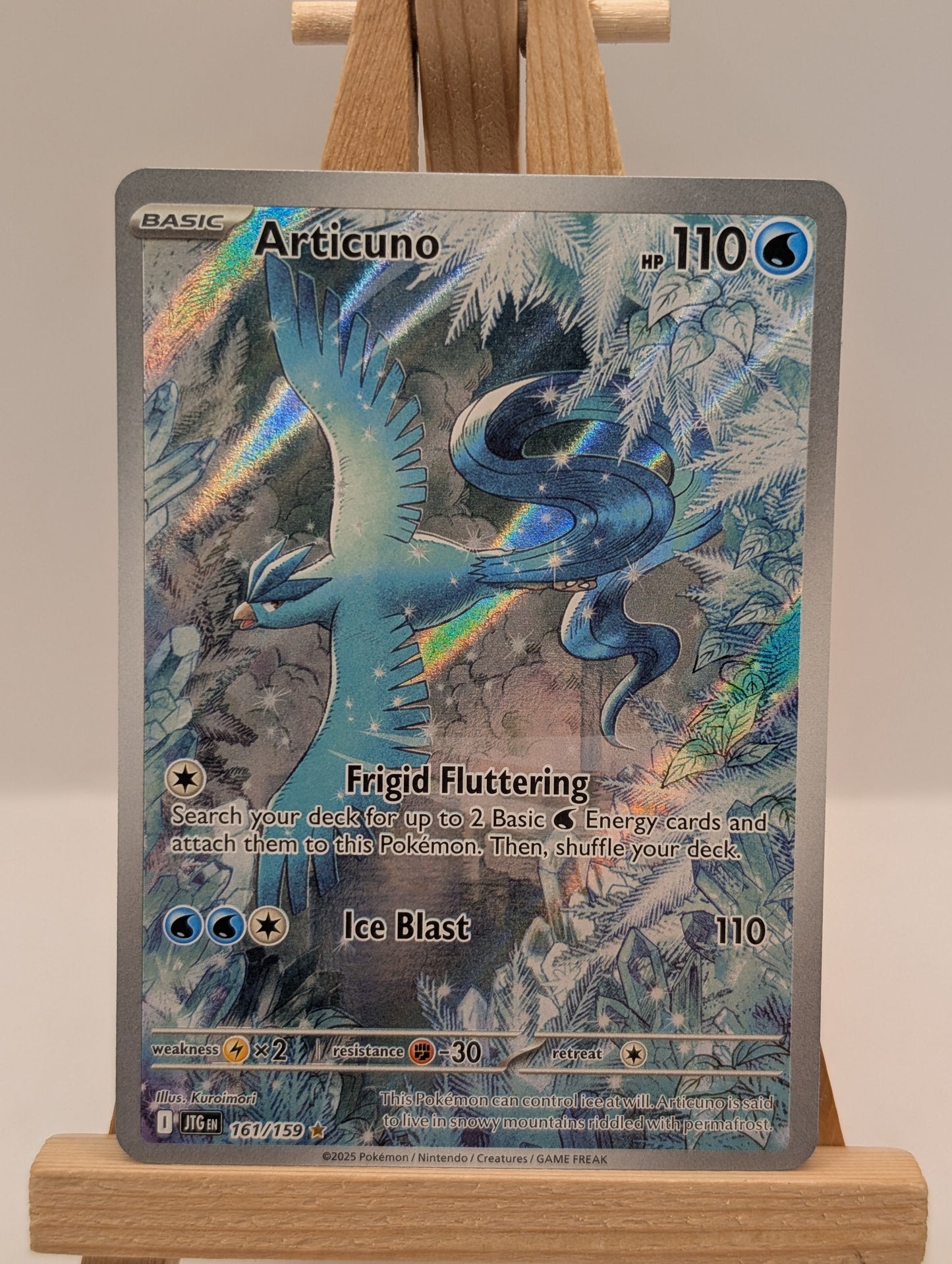Pokemon Journey Together - Articuno AR 161/159 NM FRENLY BRICKS - Open 7 Days