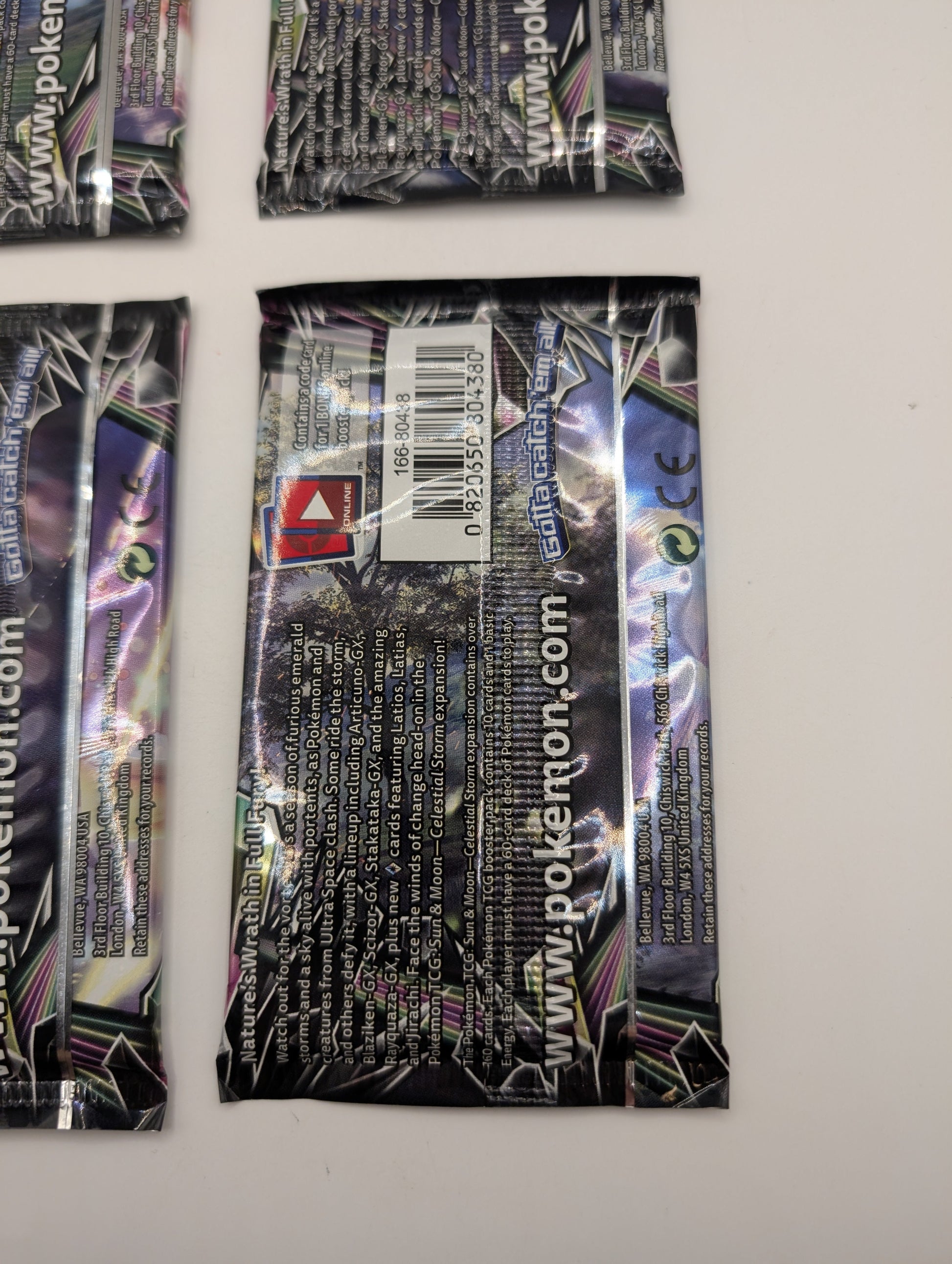 4 x Pokemon Celestial Storm Booster Packs (Art Set) FRENLY BRICKS - Open 7 Days