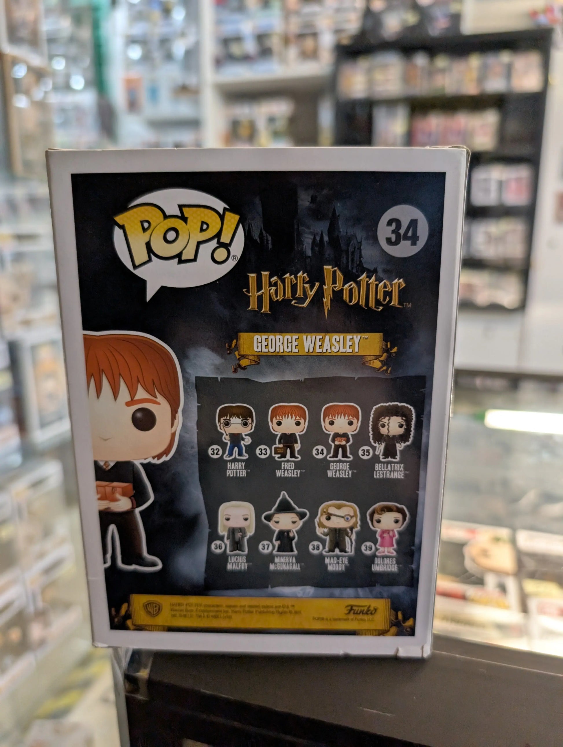 Funko Pop! Vinyl: Harry Potter - George Weasley #34 FRENLY BRICKS - Open 7 Days