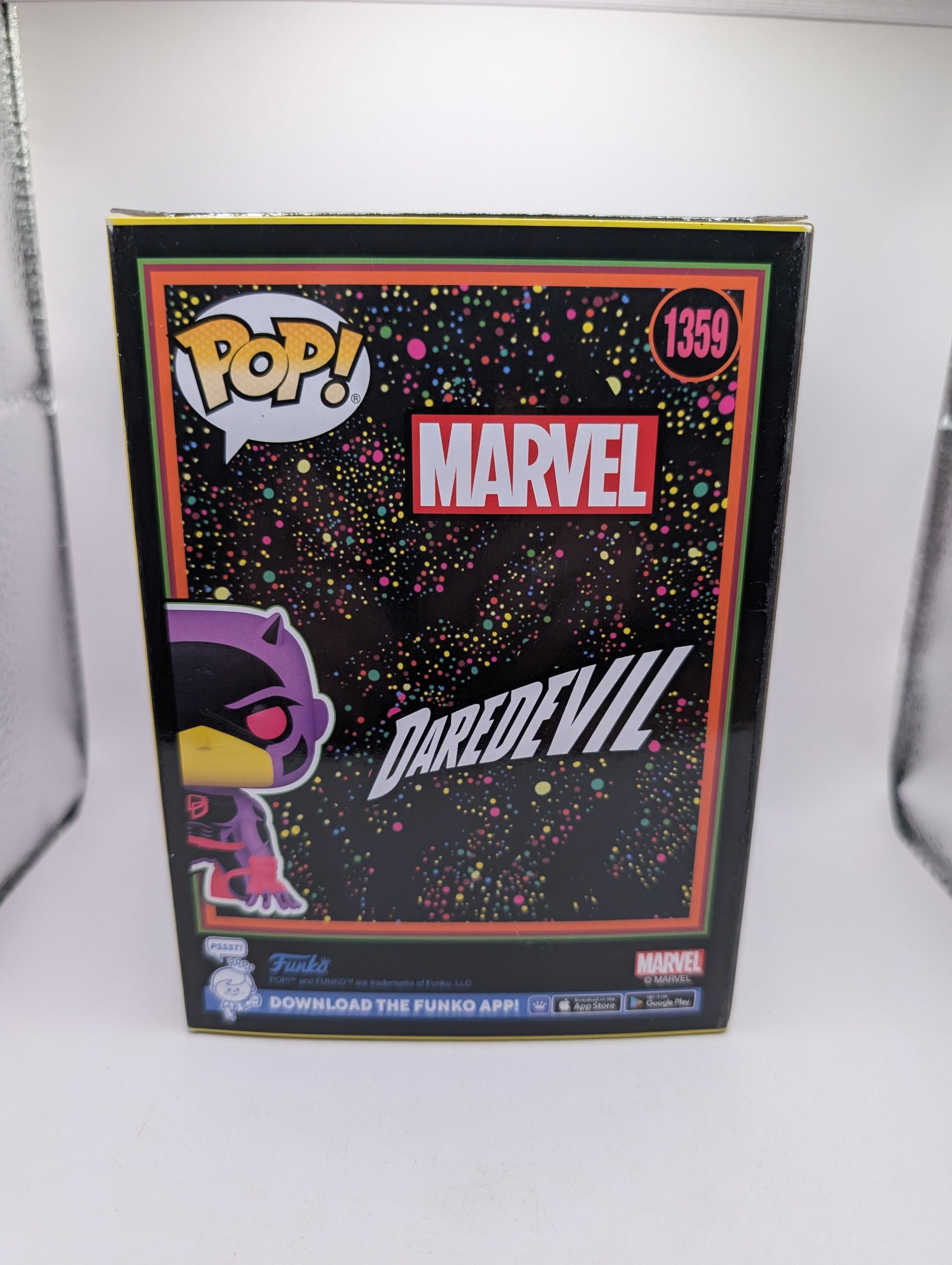 Funko POP! Marvel #1359 Daredevil Shadowland Blacklight FRENLY BRICKS - Open 7 Days
