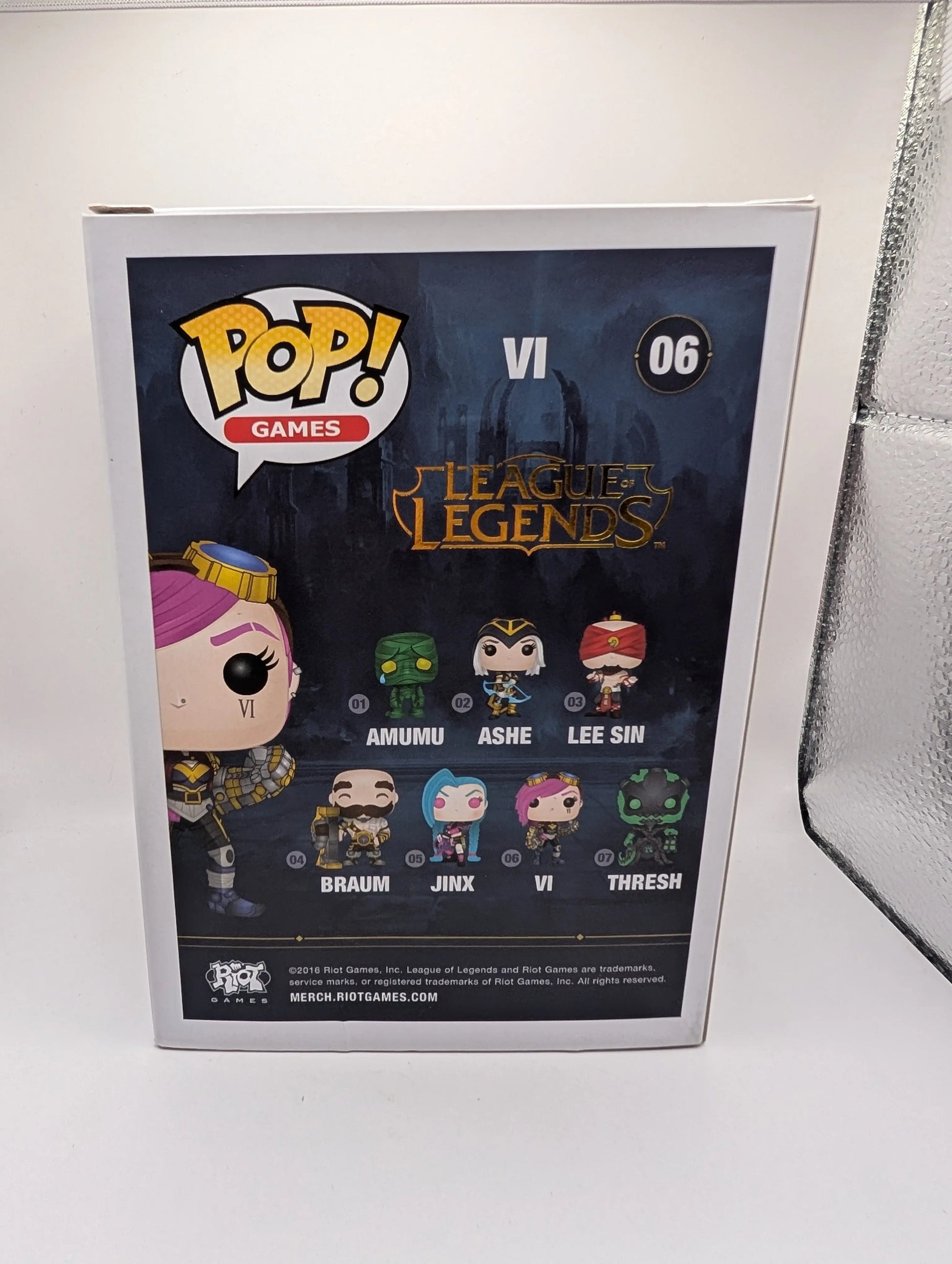 League of Legends #06 Vi Funko Pop! VAULTED Rare FRENLY BRICKS - Open 7 Days