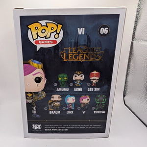 League of Legends #06 Vi Funko Pop! VAULTED Rare FRENLY BRICKS - Open 7 Days