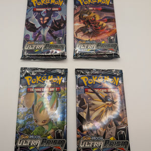 Pokemon Ultra Prism Booster Pack x4 Art Set Sealed FRENLY BRICKS - Open 7 Days