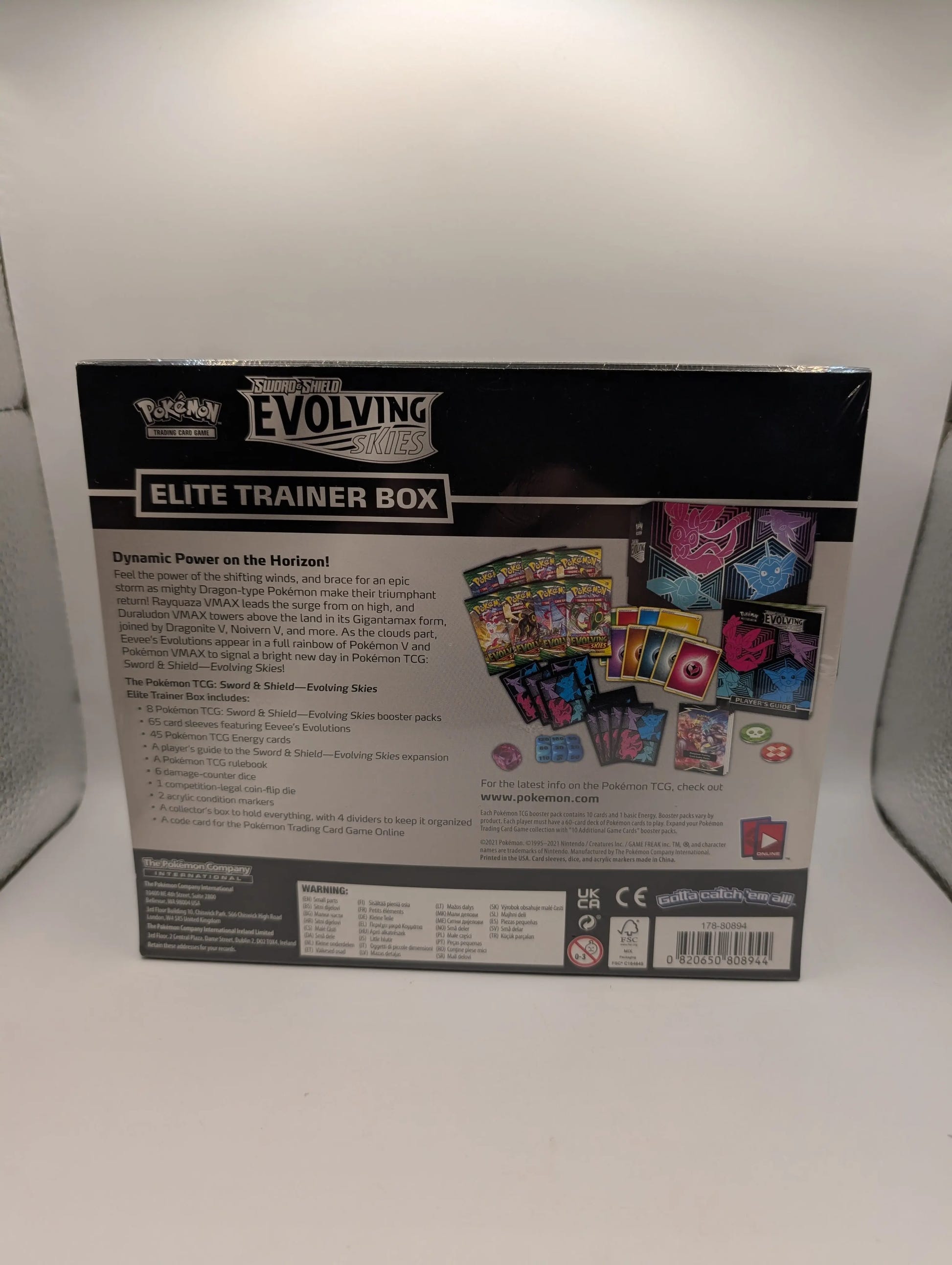Pokémon TCG: Sword & Shield Evolving Skies Elite Trainer Box ETB Factory Sealed FRENLY BRICKS - Open 7 Days image 3
