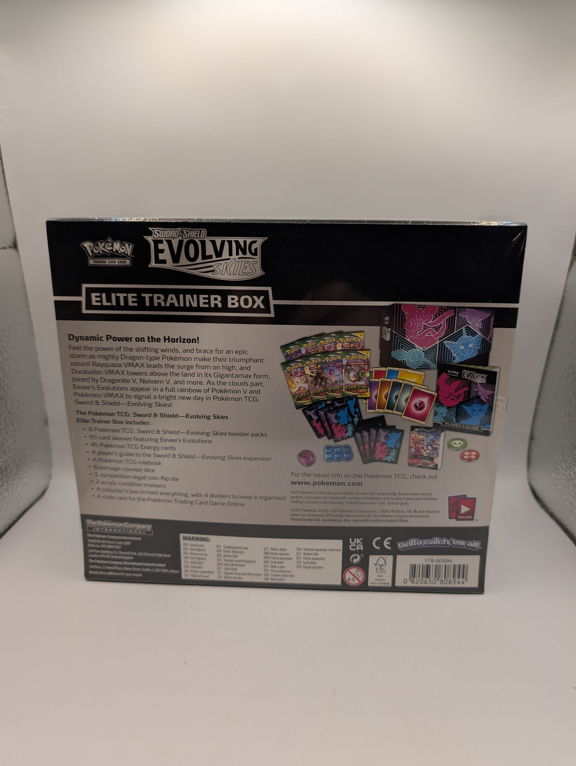 Pokémon TCG: Sword & Shield Evolving Skies Elite Trainer Box ETB Factory Sealed FRENLY BRICKS - Open 7 Days