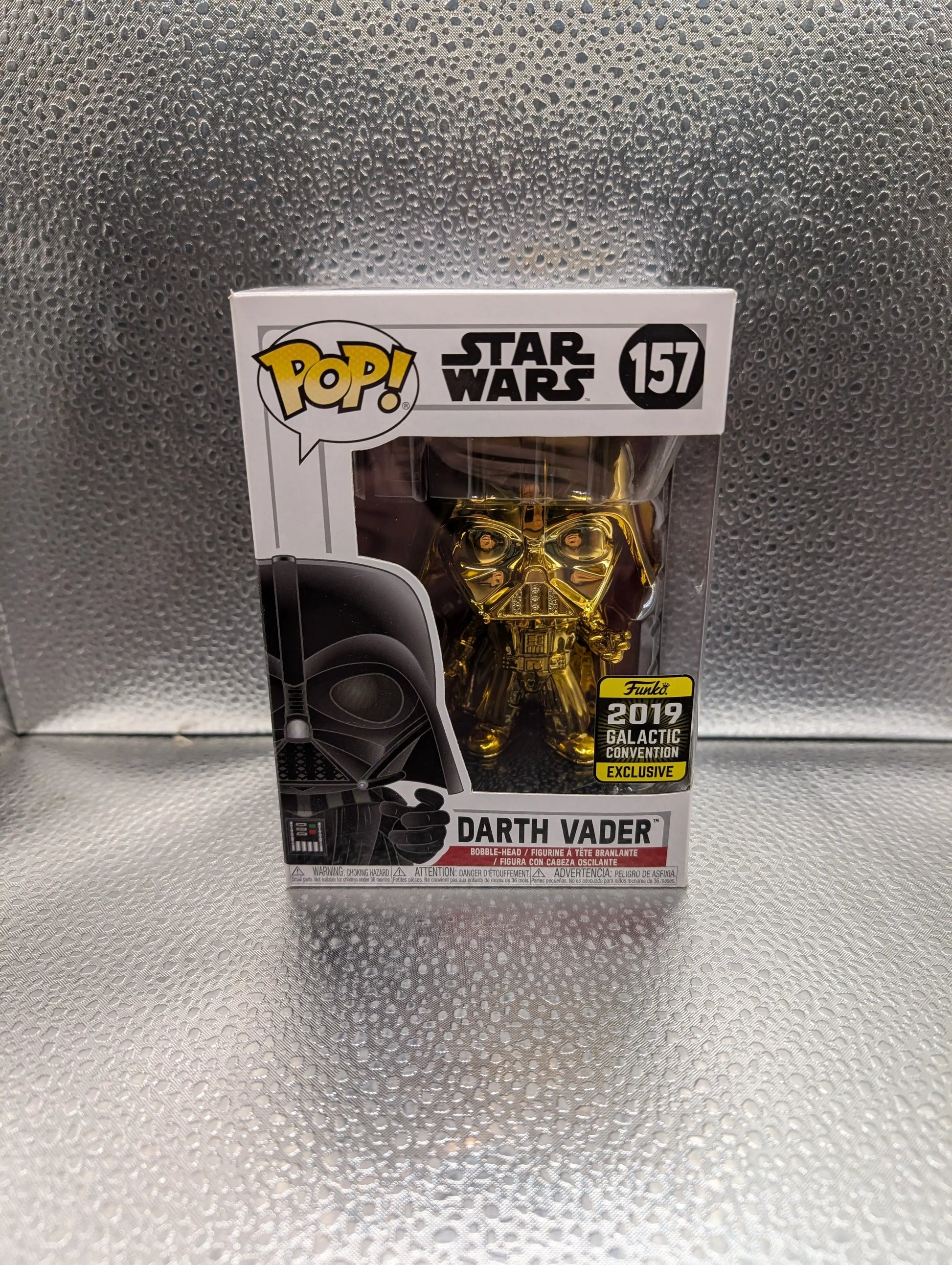 FUNKO Pop Vinyl Darth Vader Gold Star Wars #157 FRENLY BRICKS - Open 7 Days