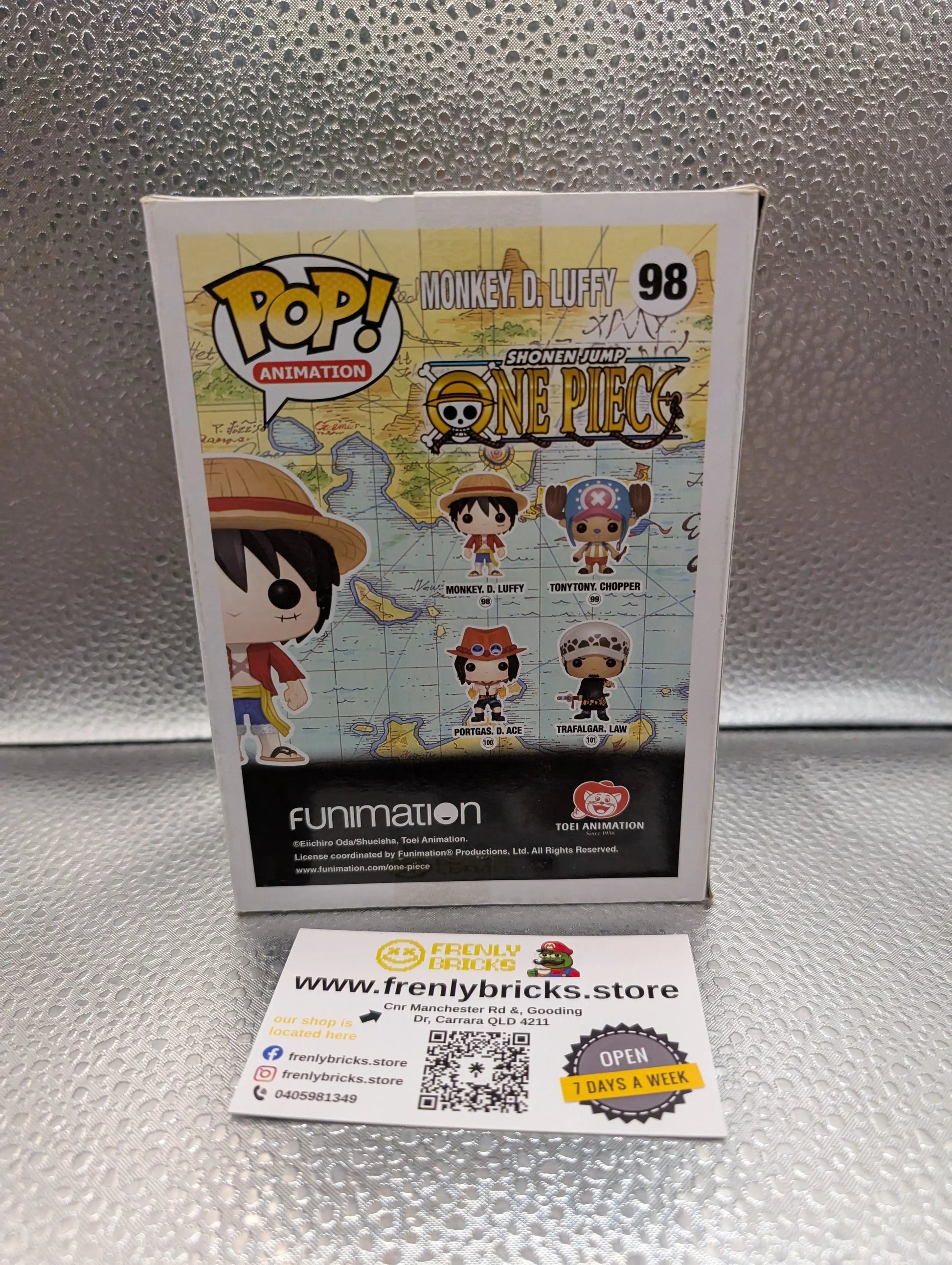 Monkey D Luffy #98 - One Piece - Funko Pop! Animation FRENLY BRICKS - Open 7 Days