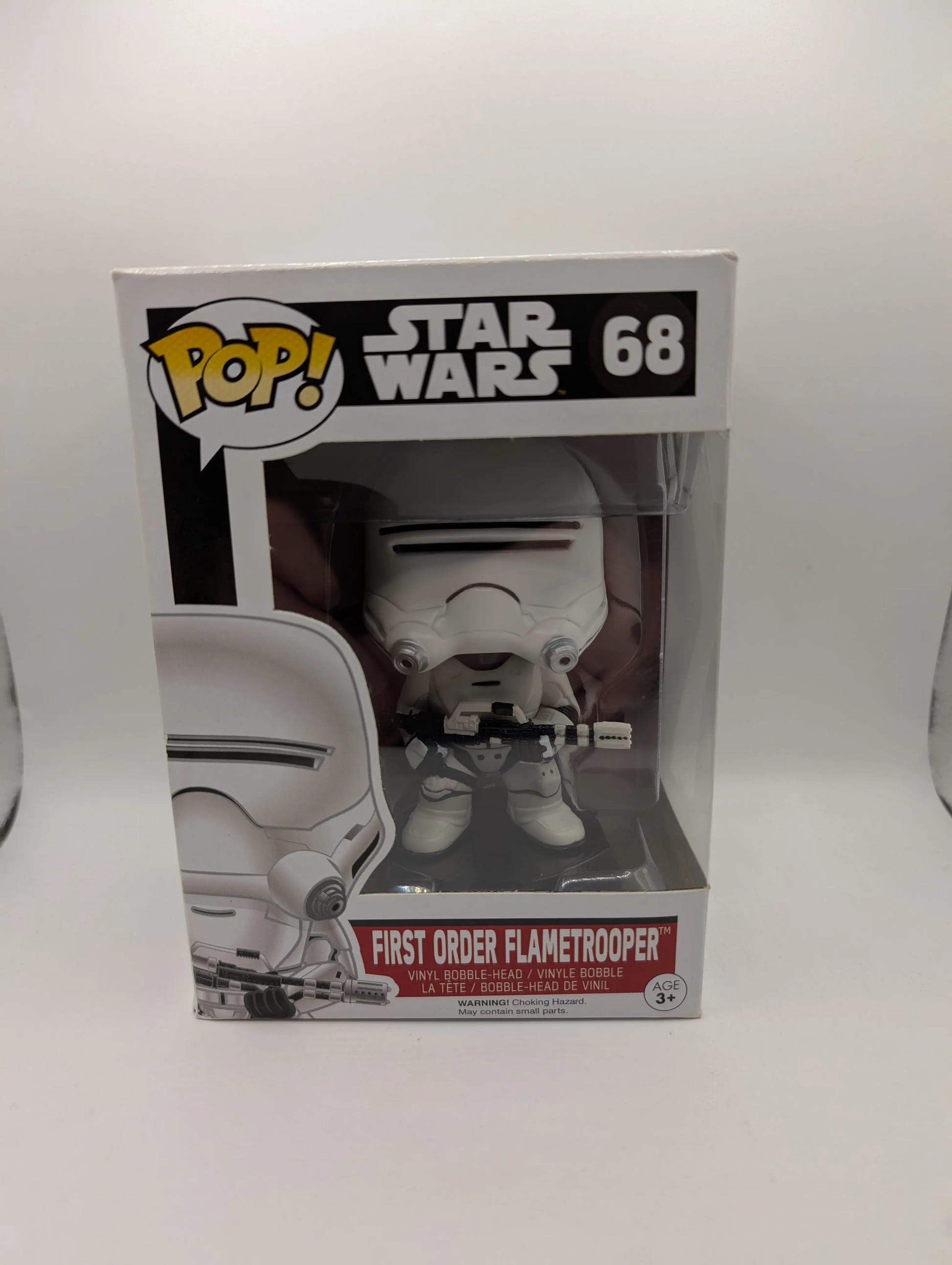 Funko Pop! Star Wars -First Order Flametrooper #68 FRENLY BRICKS - Open 7 Days image 1