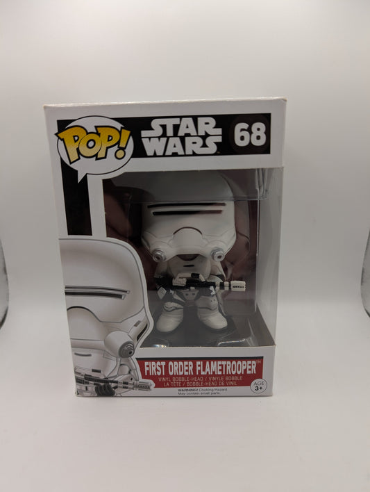 Funko Pop! Star Wars -First Order Flametrooper #68 FRENLY BRICKS - Open 7 Days
