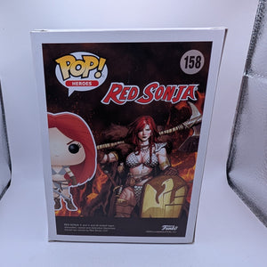Funko Pop Red Sonja #158 - Red Sonja - Vaulted FRENLY BRICKS - Open 7 Days