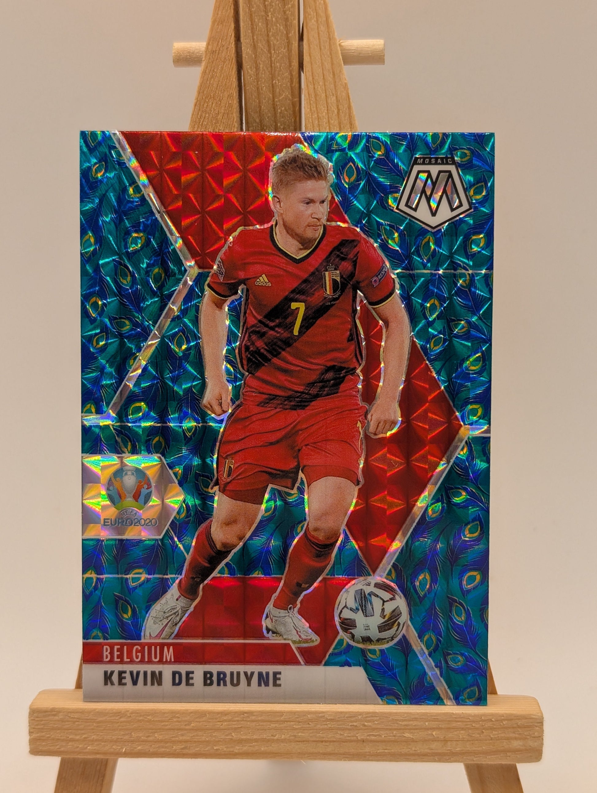 2021 Panini Mosaic Peacock Prizm Kevin de Bruyne Manchester City Case Hit FRENLY BRICKS - Open 7 Days