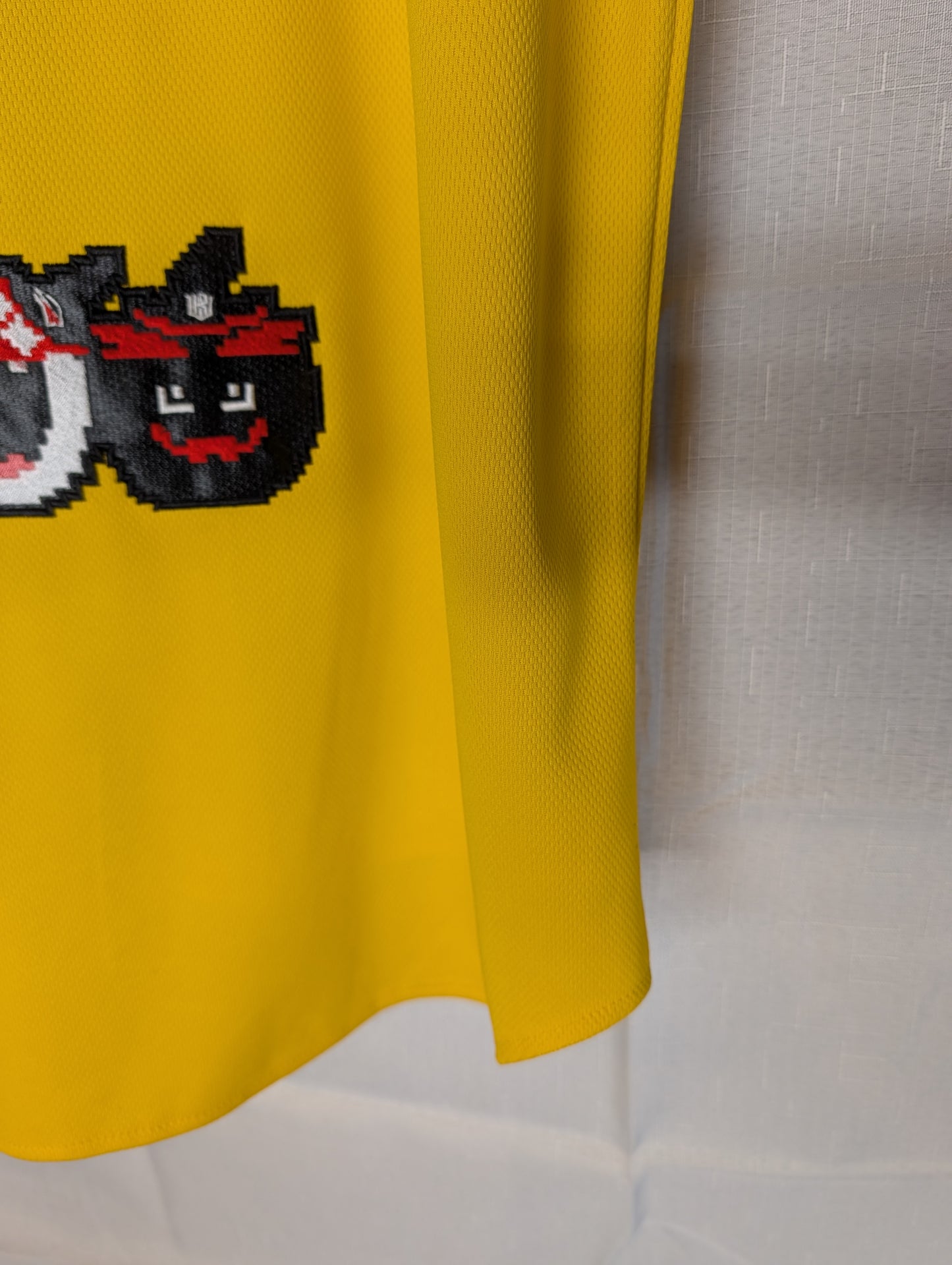 Korean Baseball KT Wiz Bright Yellow 2025 Pixel Uniform XXL Blank Jersey