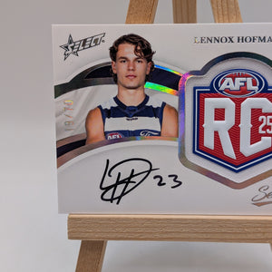 2025 AFL Select Seamless Rookie Badge Signature Lennox Hofmann /70 FRENLY BRICKS - Open 7 Days