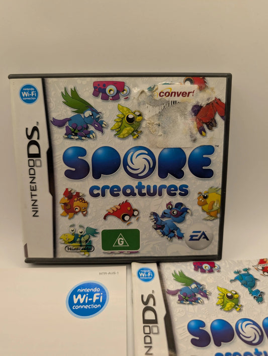 Spore Creatures + Manual - Nintendo DS - Tested & Working FRENLY BRICKS - Open 7 Days