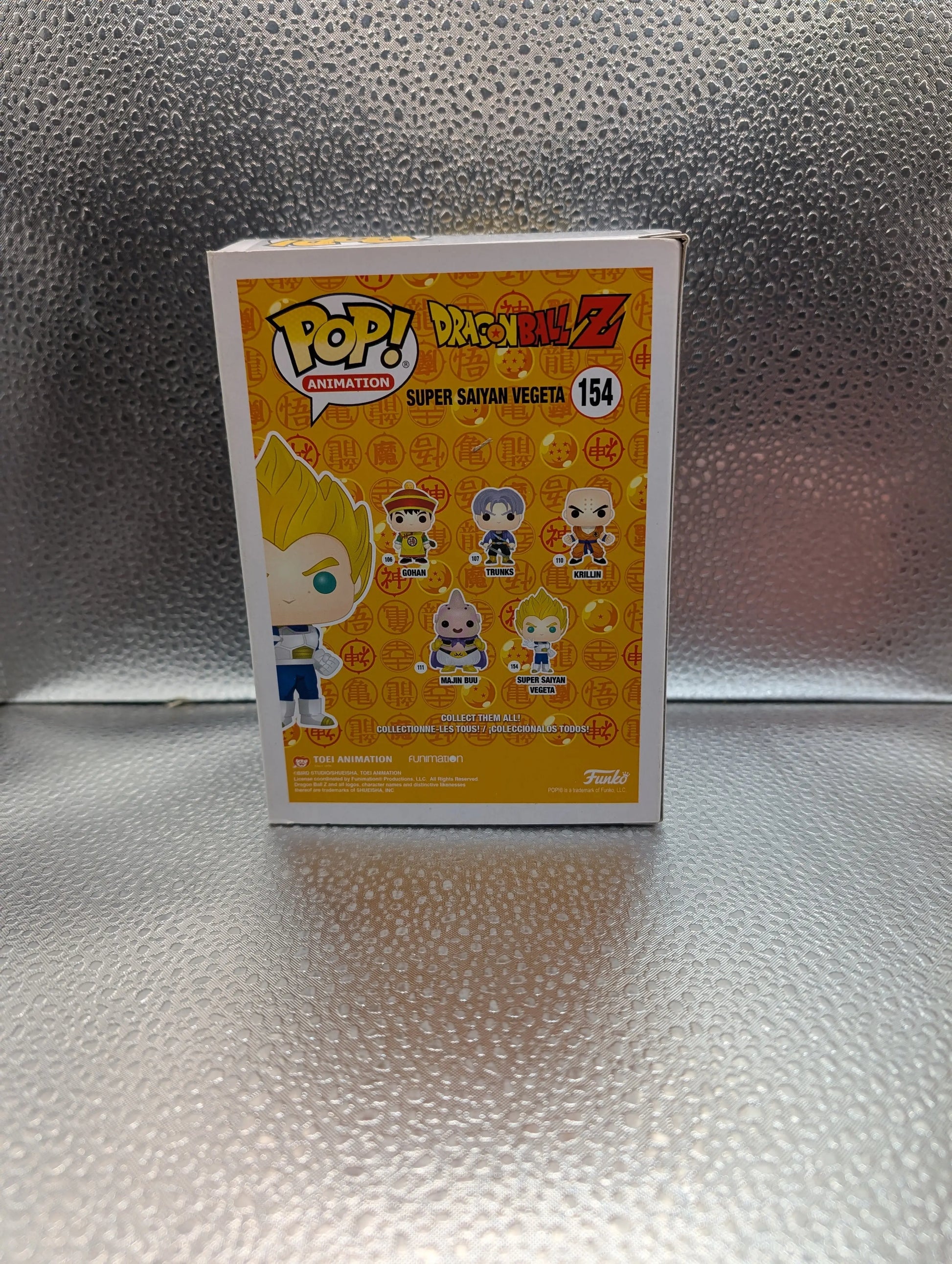 FUNKO Pop Vinyl Super Saiyan Vegeta #154 FRENLY BRICKS - Open 7 Days