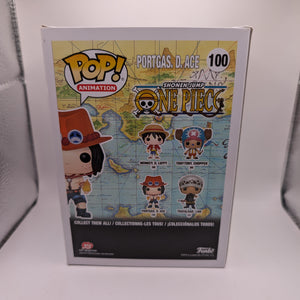 Funko Pop! Vinyl: One Piece - Portgas. D. Ace #100 FRENLY BRICKS - Open 7 Days