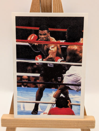 1987 A Question Of Sport UK Mike Tyson Rookie Card Boxing RC The Hangover Movie FRENLY BRICKS - Open 7 Days