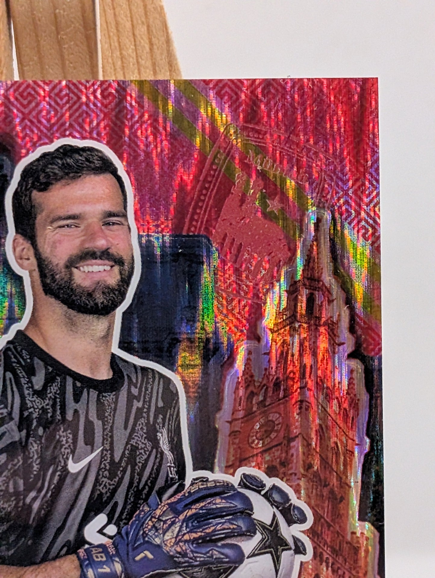 2024-25 Topps Chrome UEFA Final Destination Alisson Becker Hongbao Red 1/8 ≈1/1 FRENLY BRICKS - Open 7 Days