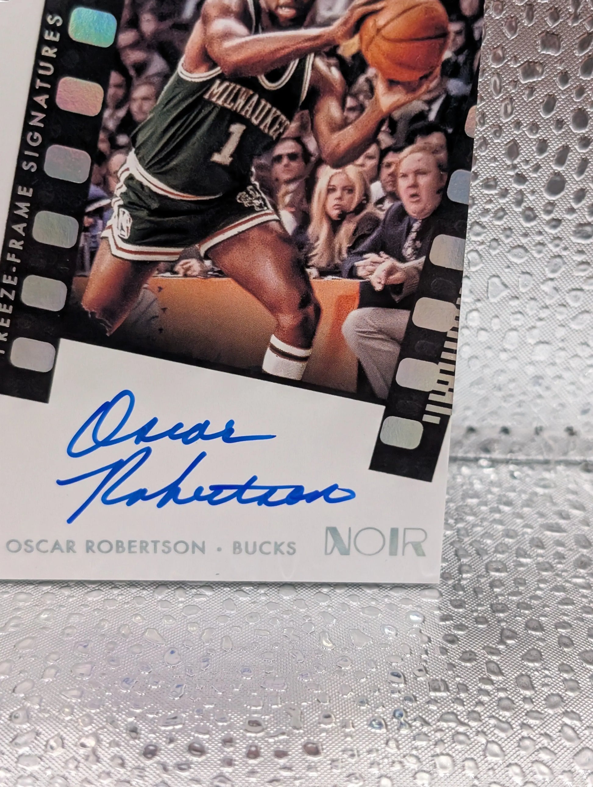 2021-22 Panini Noir Oscar Robertson Freeze Frame Signatures Auto Autograph /49 FRENLY BRICKS - Open 7 Days