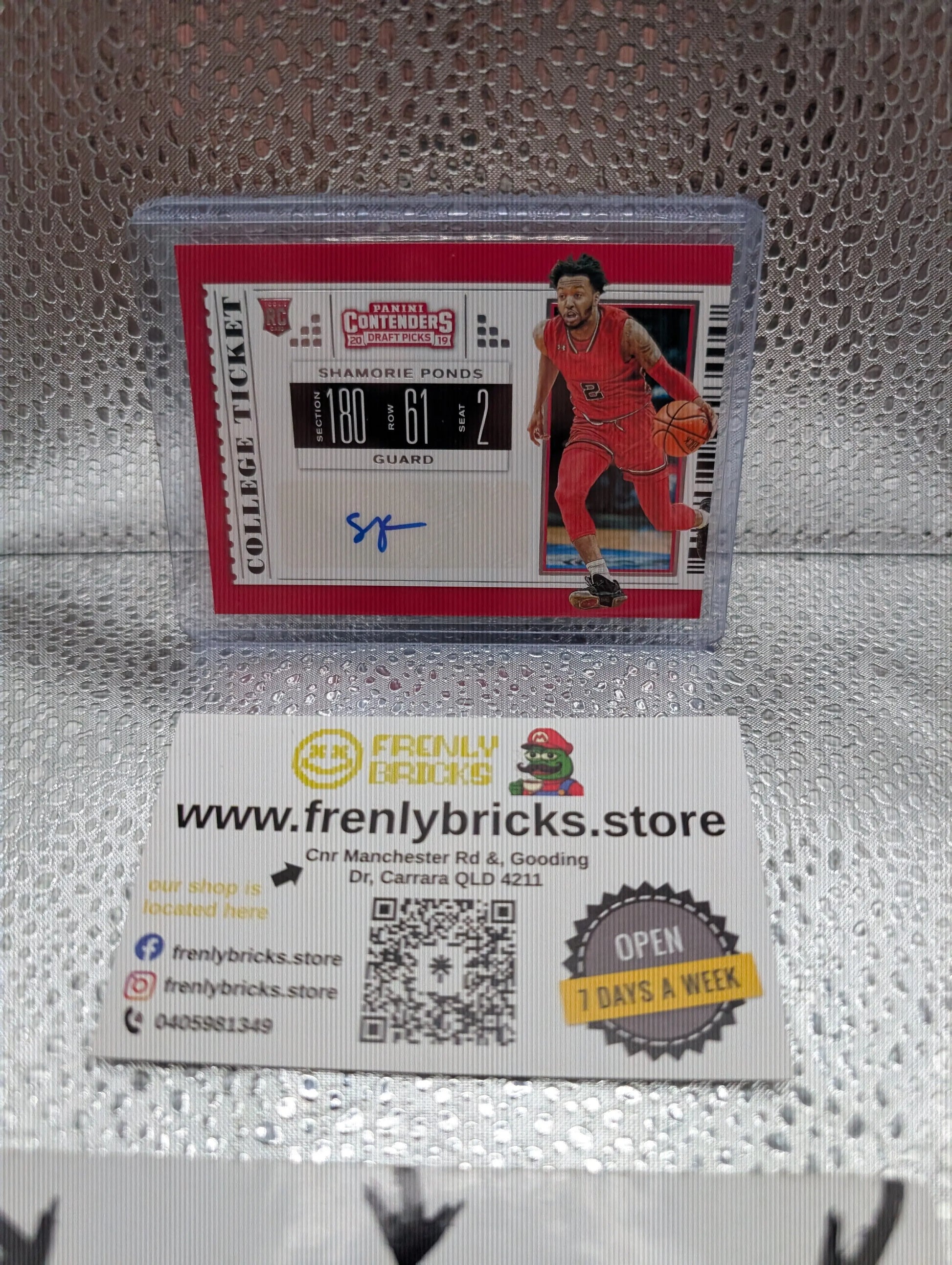 2019-20 Panini Contenders Draft Picks Rookie Card Auto Shamorie Ponds RC SP FRENLY BRICKS - Open 7 Days