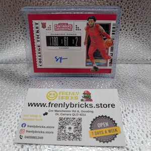 2019-20 Panini Contenders Draft Picks Rookie Card Auto Shamorie Ponds RC SP FRENLY BRICKS - Open 7 Days