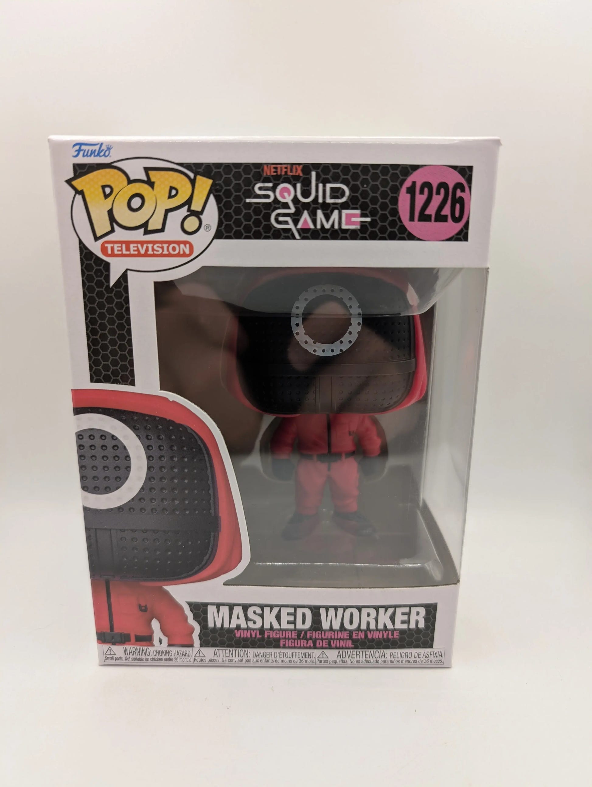 Funko Pop! Vinyl - Squid Game - Red Soldier (Circle Mask) Masked Worker #1226 FRENLY BRICKS - Open 7 Days image 1