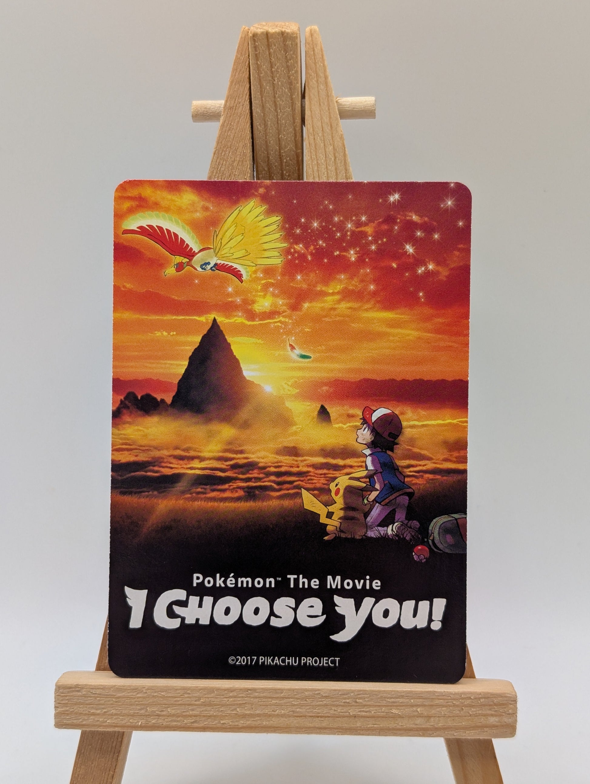 Pokemon The Movie I Choose You Card 2017 Pikachu Project FRENLY BRICKS - Open 7 Days