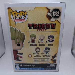 Trigun Vash the Stampede Funko POP! Vinyl #1362 FRENLY BRICKS - Open 7 Days