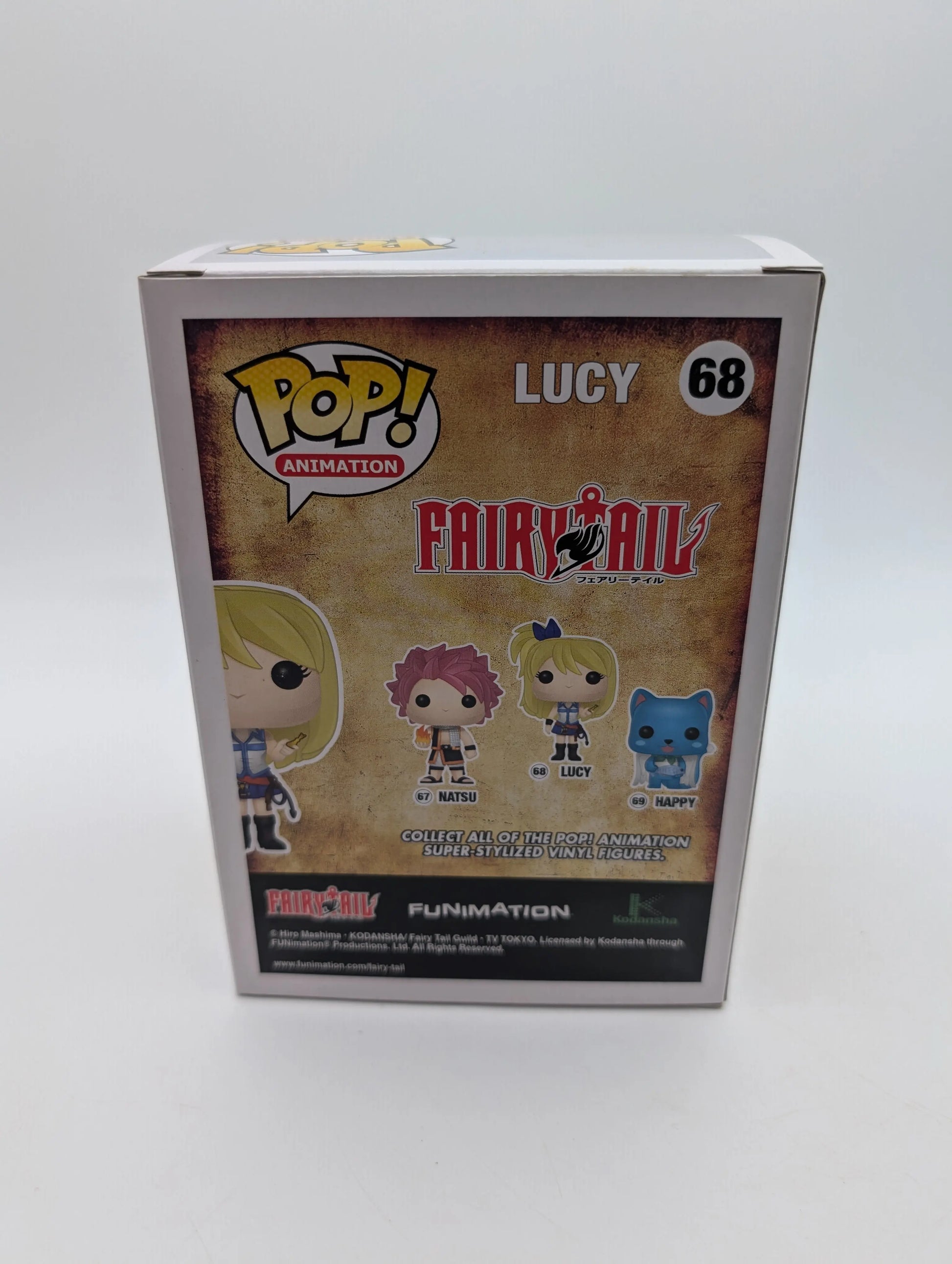 Lucy Pop 68 - FairyTail Funko Pop! 2015 - Vaulted + Protector FRENLY BRICKS - Open 7 Days