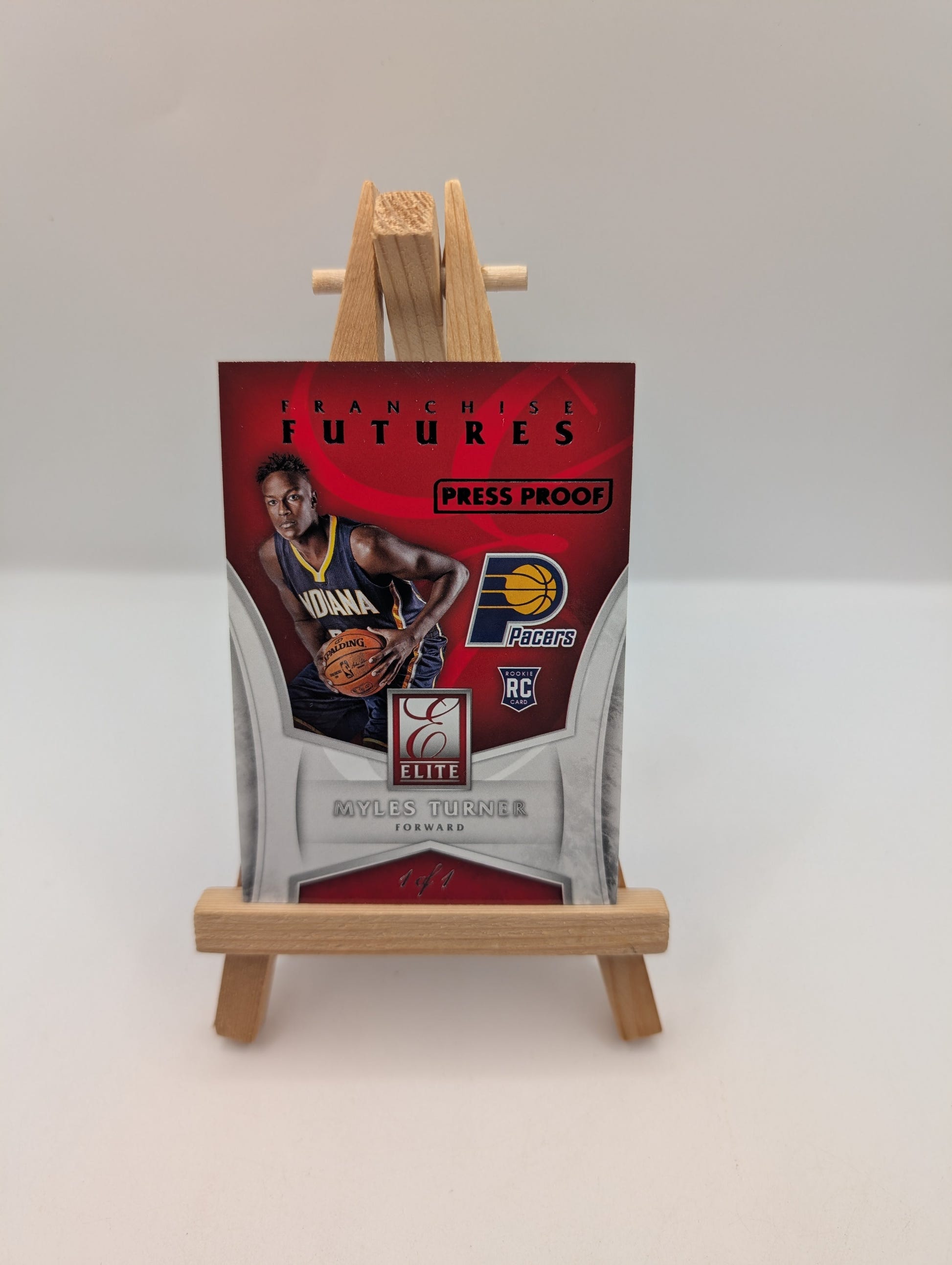 Myles Turner Donruss 15-16 #11 Franchise Futures Rookie Indiana Pacers FRENLY BRICKS - Open 7 Days image 1