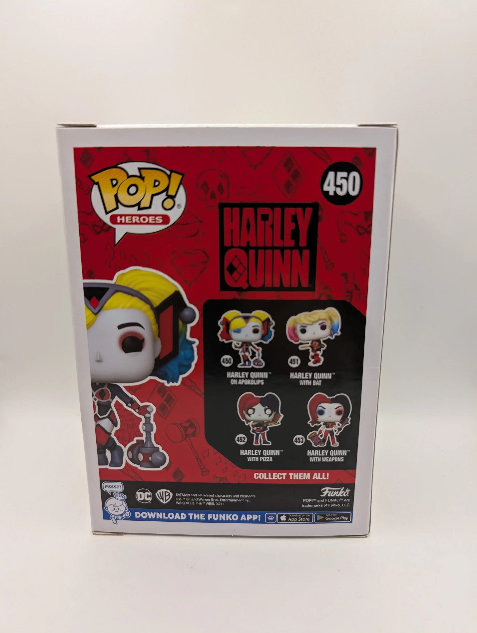 DC Comics - Harley Quinn on Apokolips Pop! Vinyl Figure #450 FRENLY BRICKS - Open 7 Days image 2