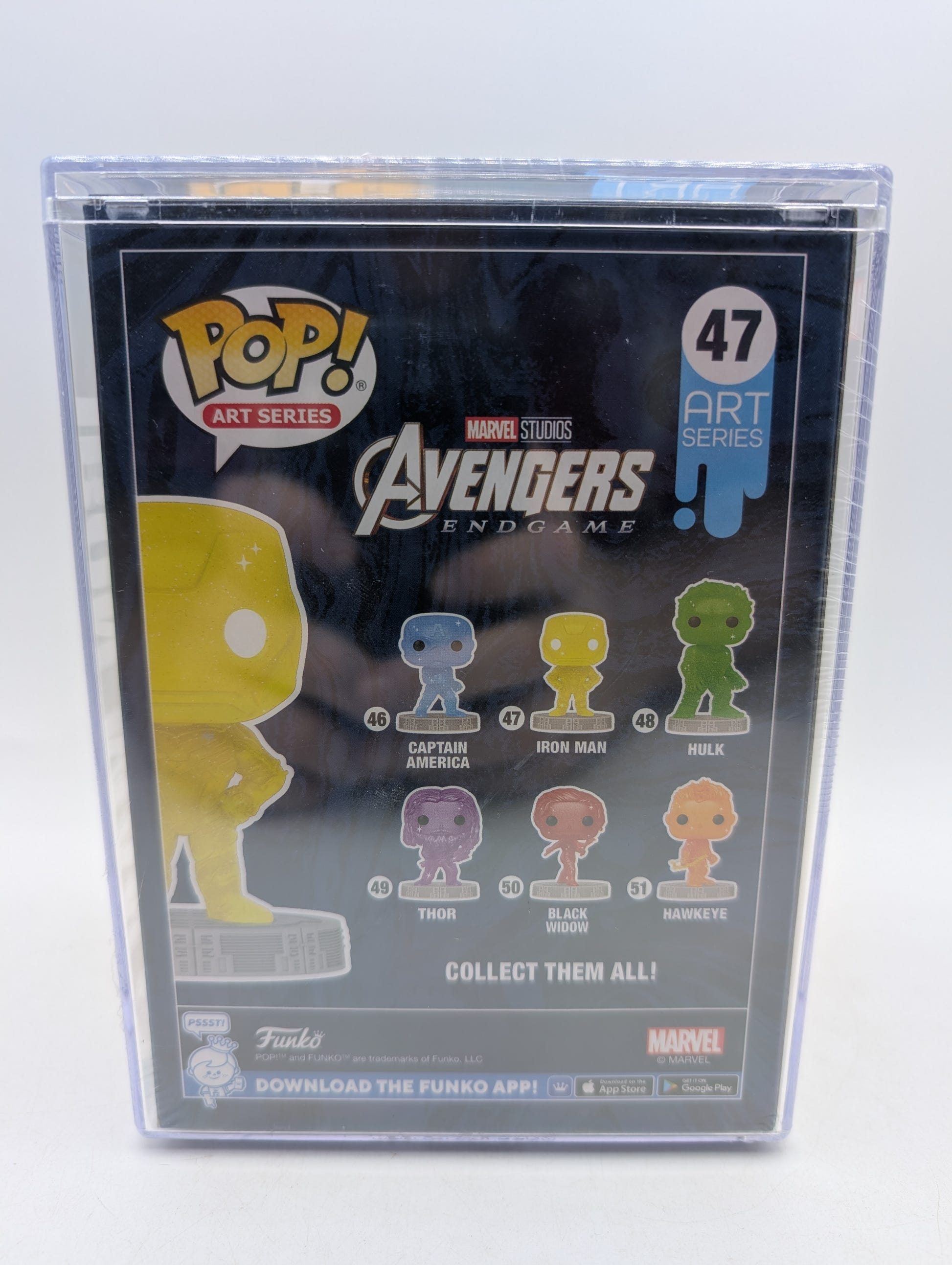 Funko 2021 Pop! Art Series #47 Iron Man Marvel Infinity Saga Sealed Protector, photo 5 image 5