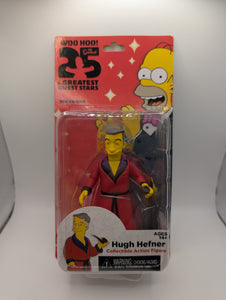 NECA The Simpsons Guest Stars Series 1 Playboy HUGH HEFNER Action Figure