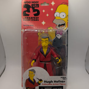 NECA The Simpsons Guest Stars Series 1 Playboy HUGH HEFNER Action Figure