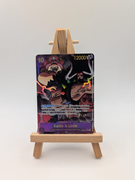 Kaido & Linlin (SEC) OP08-119 (Alt Art) Two Legends (ENGLISH) FRENLY BRICKS - Open 7 Days