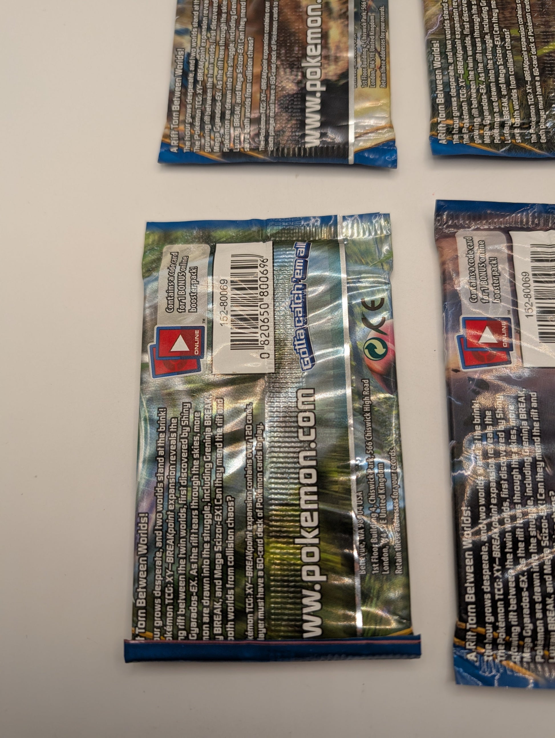 XY BREAKPoint - Sealed 4 Booster Pack Art Set - Pokémon XY TCG FRENLY BRICKS - Open 7 Days