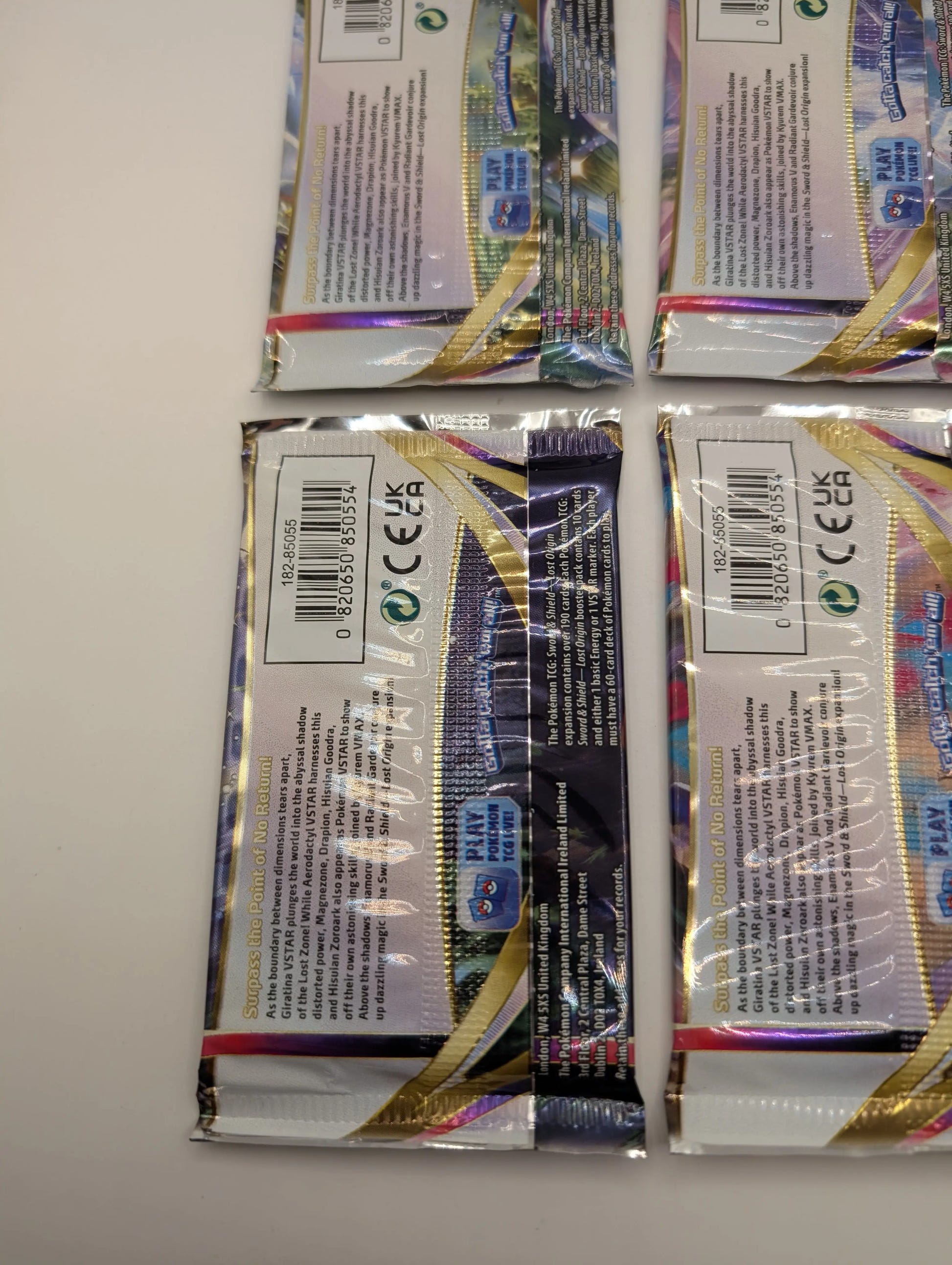 Pokémon TCG Lost Origin Booster Pack x4 (art Set) Sword And Shield Sealed, photo 5 image 5