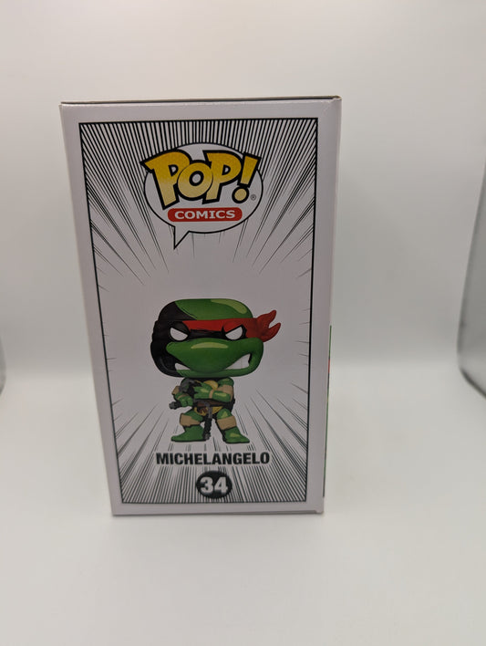 Teenage Mutant Ninja Turtles Michelangelo Comic Exclusive Pop! Vinyl #34 FRENLY BRICKS - Open 7 Days