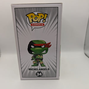 Teenage Mutant Ninja Turtles Michelangelo Comic Exclusive Pop! Vinyl #34 FRENLY BRICKS - Open 7 Days
